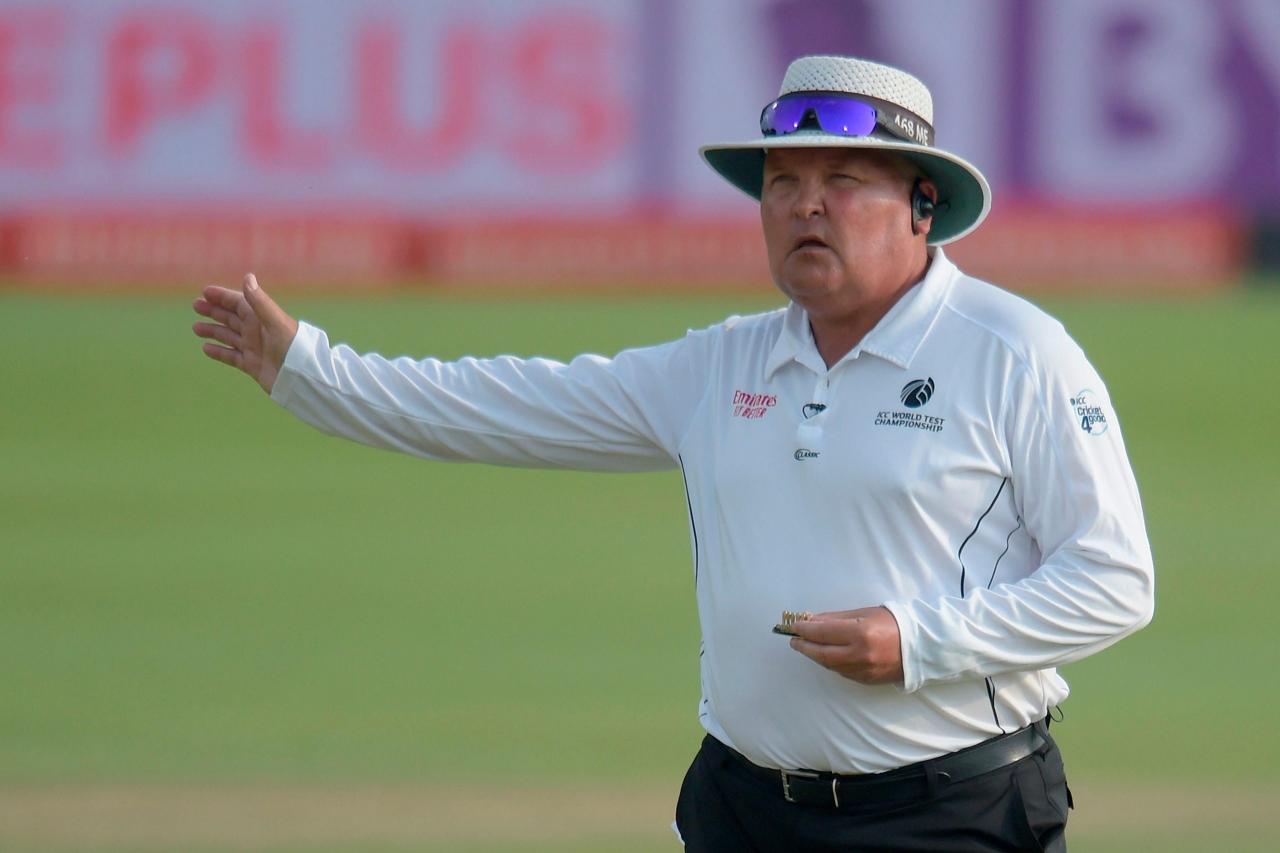 Stops umpire umpires correct entered argued decision seeing